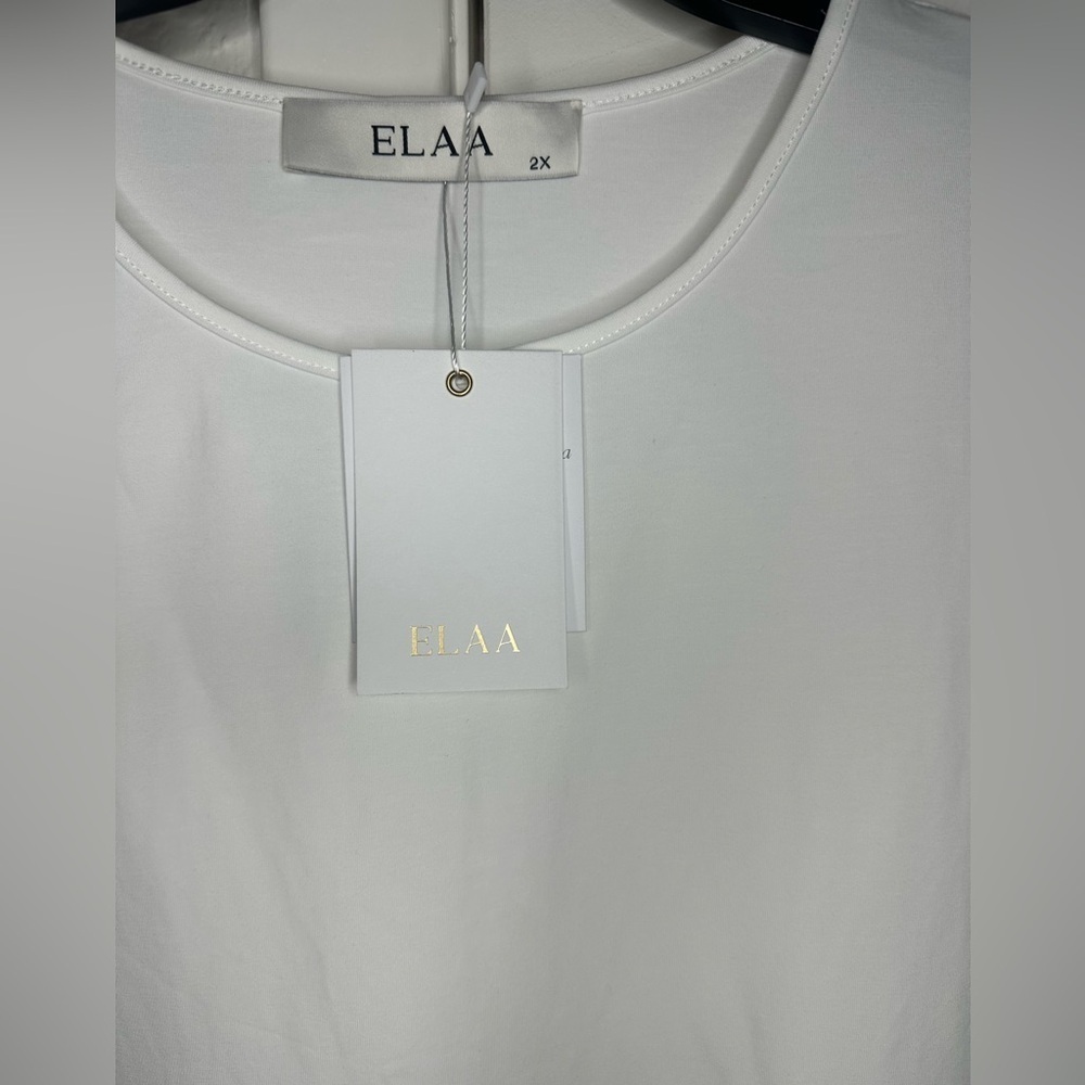 Elaa the label Elegant White Sleeveless Maxi Dress size 2X new with tag - Picture 3 of 3